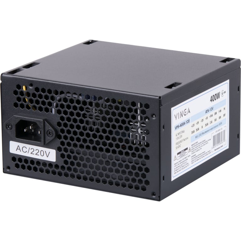 Блок живлення Vinga 400W ОЕМ (VPS-400A-120) - фото 5