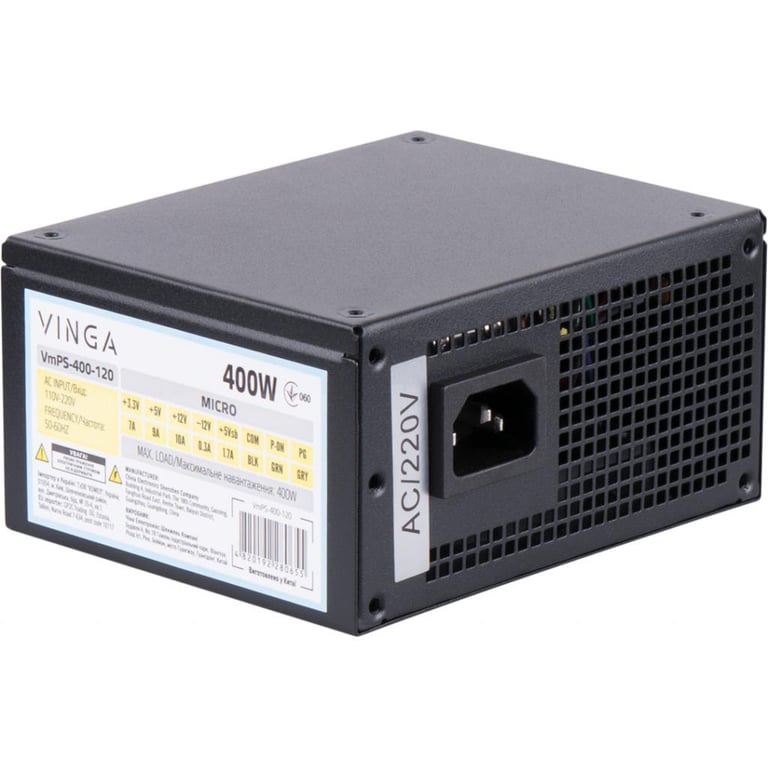 Блок живлення Vinga 200W ОЕМ (VmPS-400-120) - фото 5