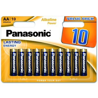 Батарейка Panasonic LR06 Alkaline Power * 10 (LR6REB/10BW) - фото 1