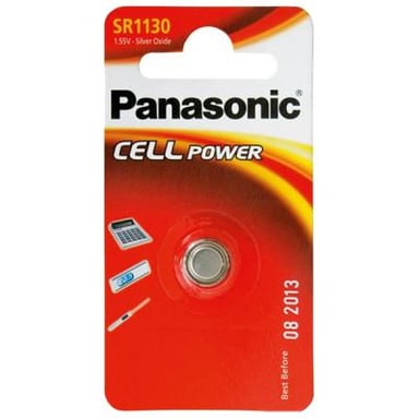 Батарейка Panasonic SR1130 * 1 Silver Oxide (SR-1130EL/1B) - фото 1