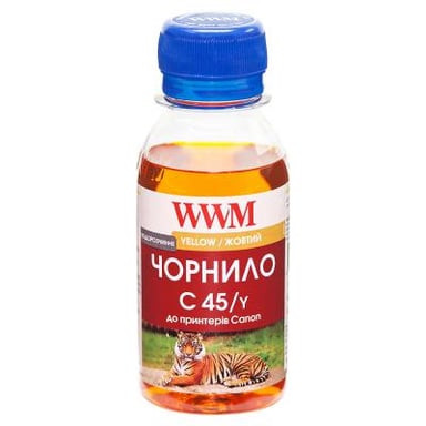 Чорнило WWM Canon CL-441/CL-446/CLI-451Y 100г Yellow Water-soluble (C45/Y-2) - фото 1