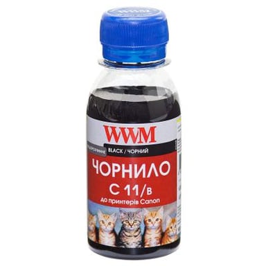 Чорнило WWM Canon CLI-521B/CLI-426B 100г Black Water-soluble (C11/B-2) - фото 1