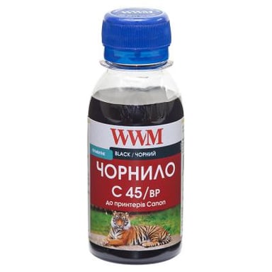 Чорнило WWM Canon PG-440/PG-445/PGI-450Bk 100г Black Pigmented (C45/BP-2) - фото 1