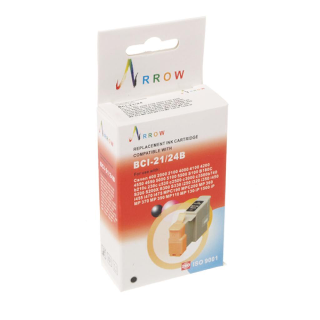 Картридж Arrow Canon BCI-21Bk/BCI-24Bk Black (BCI21/24B) - фото 1