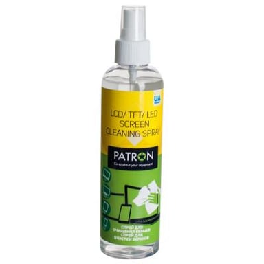 Спрей для очищення Patron Screen spray for TFT/LCD/LED 250мл (F3-001) - фото 1