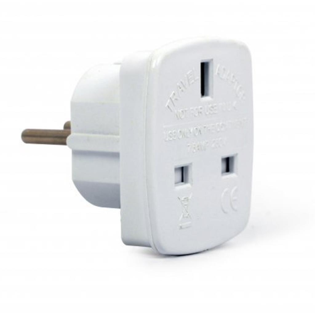 Перехідник Cablexpert UK-розетка - Евро-вилка (A-AC-UKEU-001) - фото 1 Перехідник Cablexpert UK-розетка - Евро-вилка (A-AC-UKEU-001) - фото 1