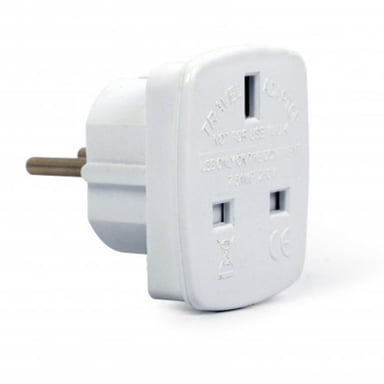 Перехідник Cablexpert UK-розетка - Евро-вилка (A-AC-UKEU-001) - фото 1