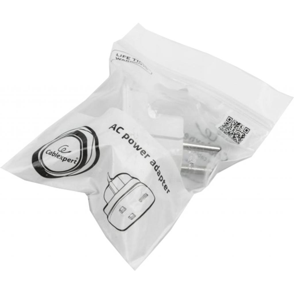 Перехідник Cablexpert UK-розетка - Евро-вилка (A-AC-UKEU-001) - фото 2 Перехідник Cablexpert UK-розетка - Евро-вилка (A-AC-UKEU-001) - фото 2