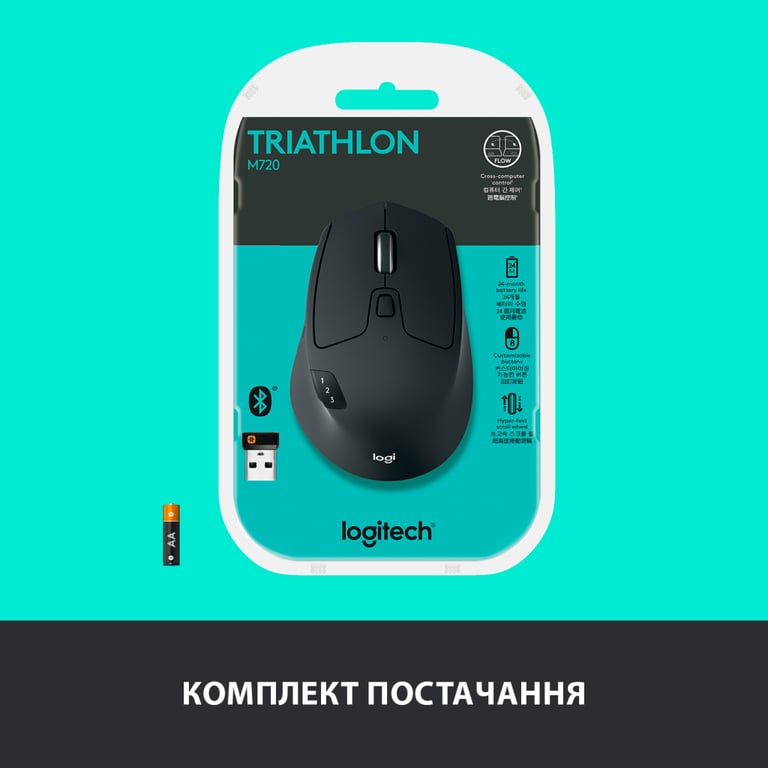Мишка Logitech M720 Triathlon (910-004791) - фото 10