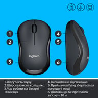 Мишка Logitech M220 Silent Grey (910-004878) - фото 6