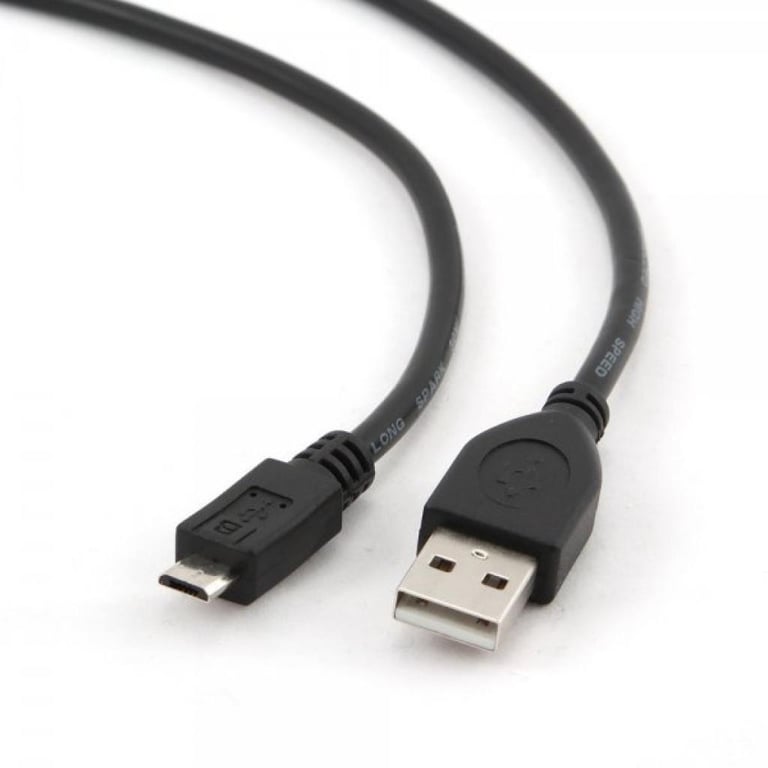 Дата кабель USB 2.0 AM to Micro 5P 3.0m Cablexpert (CCP-mUSB2-AMBM-10) - фото 1