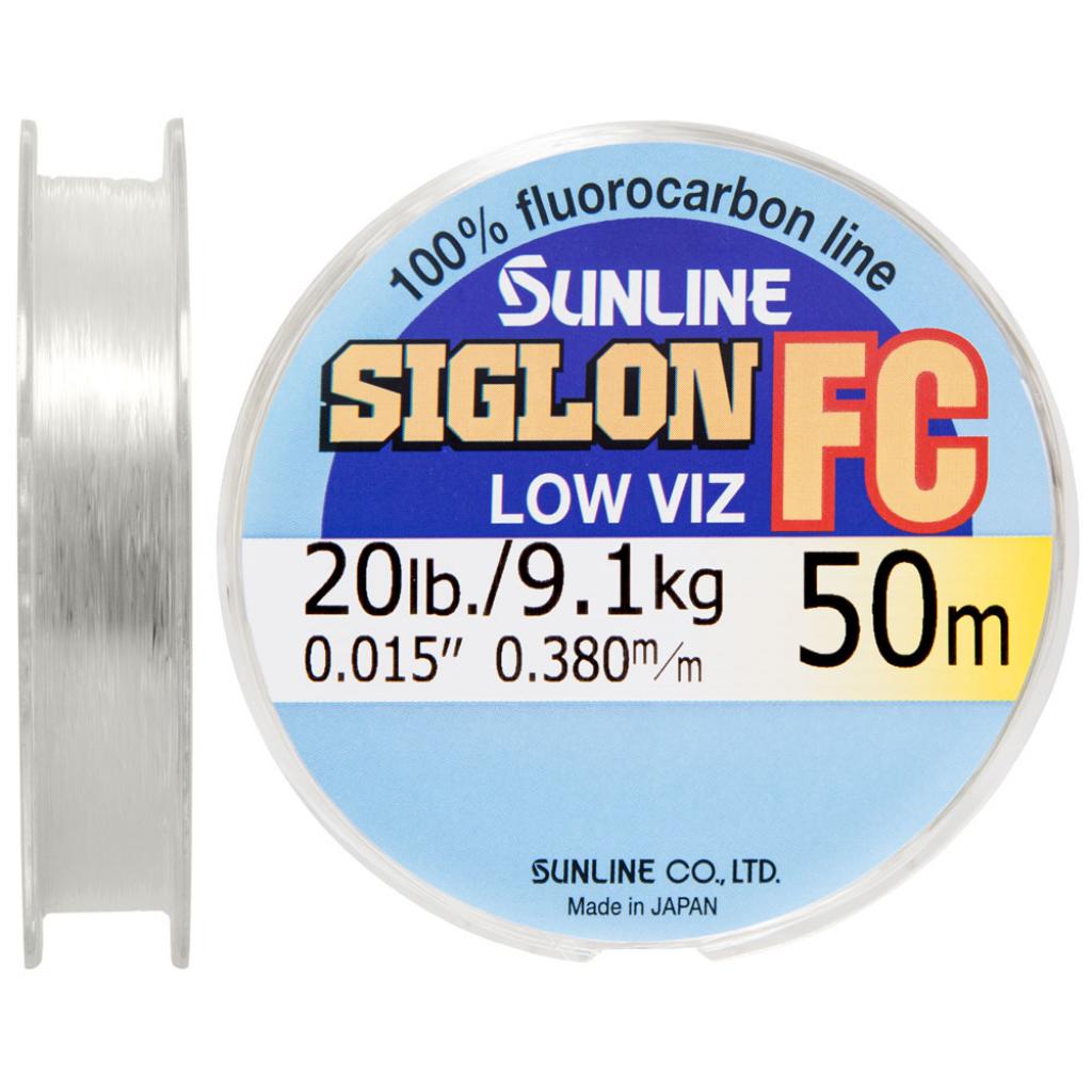Флюорокарбон Sunline Siglon FC 50m 0.38мм 9.1кг повідковий (1658.01.44) - фото 1