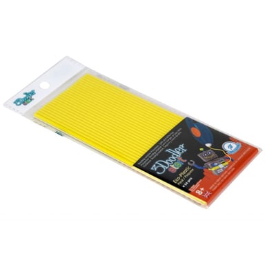 Стрижень для 3D-ручки 3Doodler Start жовті 24 шт (3DS-ECO04-YELLOW-24) - фото 1