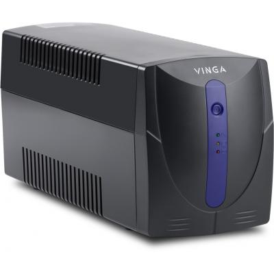 Пристрій безперебійного живлення Vinga LED 600VA plastic case (VPE-600P) - фото 2
