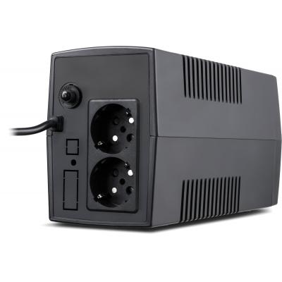 Пристрій безперебійного живлення Vinga LED 600VA plastic case (VPE-600P) - фото 3