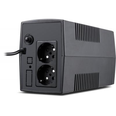 Пристрій безперебійного живлення Vinga LED 800VA plastic case (VPE-800P) - фото 3