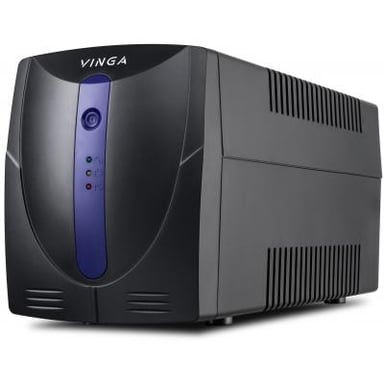 Пристрій безперебійного живлення Vinga LED 1200VA plastic case (VPE-1200P) - фото 1