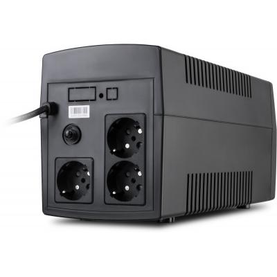 Пристрій безперебійного живлення Vinga LED 1200VA plastic case (VPE-1200P) - фото 3