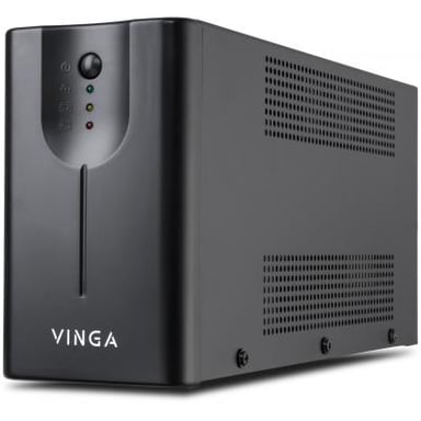 Пристрій безперебійного живлення Vinga LED 600VA metal case (VPE-600M) - фото 1
