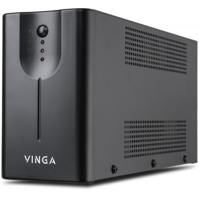 Пристрій безперебійного живлення Vinga LED 600VA metal case (VPE-600M) - фото 1