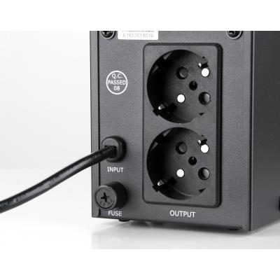 Пристрій безперебійного живлення Vinga LED 600VA metal case (VPE-600M) - фото 4