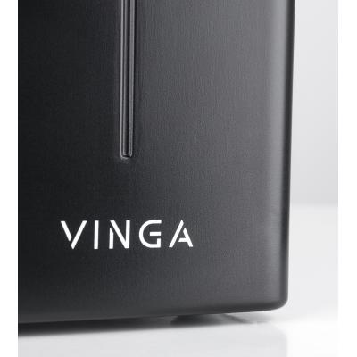 Пристрій безперебійного живлення Vinga LED 600VA metal case (VPE-600M) - фото 6