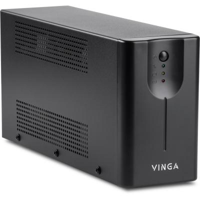 Пристрій безперебійного живлення Vinga LED 800VA metal case (VPE-800M) - фото 2