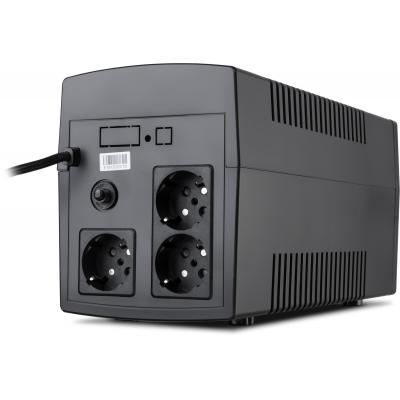 Пристрій безперебійного живлення Vinga LCD 1200VA plastic case (VPC-1200P) - фото 4