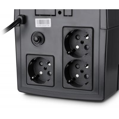 Пристрій безперебійного живлення Vinga LCD 1200VA plastic case (VPC-1200P) - фото 5
