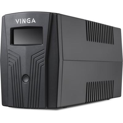 Пристрій безперебійного живлення Vinga LCD 1200VA plastic case (VPC-1200P) - фото 7