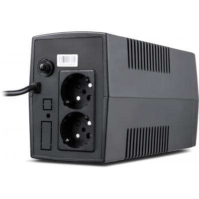 Пристрій безперебійного живлення Vinga LCD 800VA plastic case (VPC-800P) - фото 4