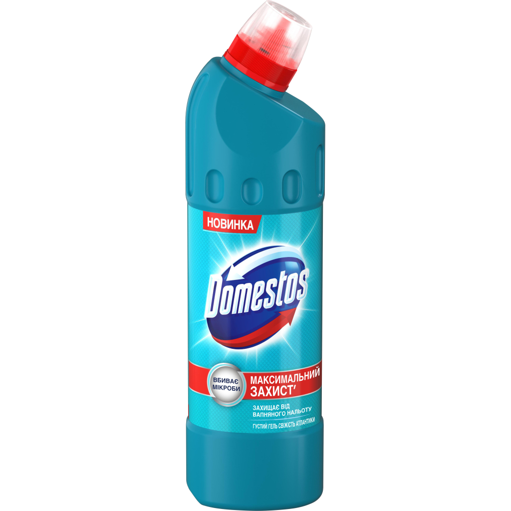 Рідина для чищення ванн Domestos Свіжість Атлантики 1 л (8717163094952) Рідина для чищення ванн Domestos Свіжість Атлантики 1 л (8717163094952)