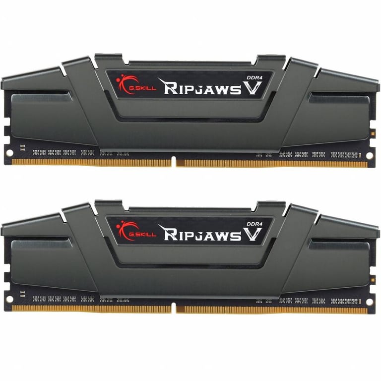 Модуль пам'яті для комп'ютера DDR4 16GB (2x8GB) 3200 MHz RipjawsV G.Skill (F4-3200C16D-16GVGB) - фото 1