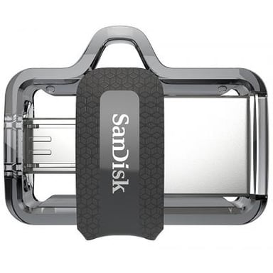 USB флеш накопичувач SanDisk 64GB Ultra Dual Black USB 3.0 OTG (SDDD3-064G-G46) - фото 1