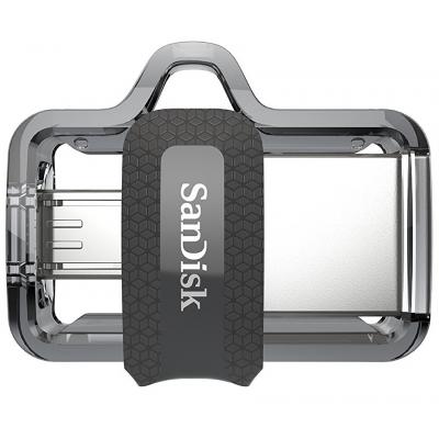 USB флеш накопичувач SanDisk 64GB Ultra Dual Black USB 3.0 OTG (SDDD3-064G-G46) - фото 1
