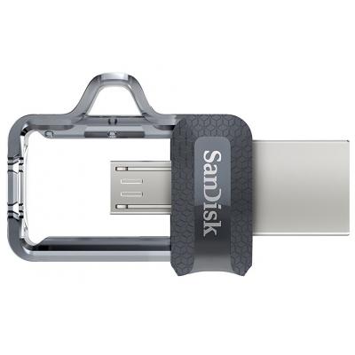 USB флеш накопичувач SanDisk 64GB Ultra Dual Black USB 3.0 OTG (SDDD3-064G-G46) - фото 3