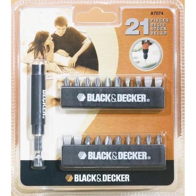 Набір біт Black&Decker A7074-XJ 21 предм. (A7074) - фото 1