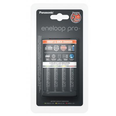 Зарядний пристрій для акумуляторів Panasonic Smart-Quick Charger+Eneloop Pro +4*AA 2500 mAh NI-MH (K-KJ55HCD40E) - фото 1 Зарядний пристрій для акумуляторів Panasonic Smart-Quick Charger+Eneloop Pro +4*AA 2500 mAh NI-MH (K-KJ55HCD40E) - фото 1