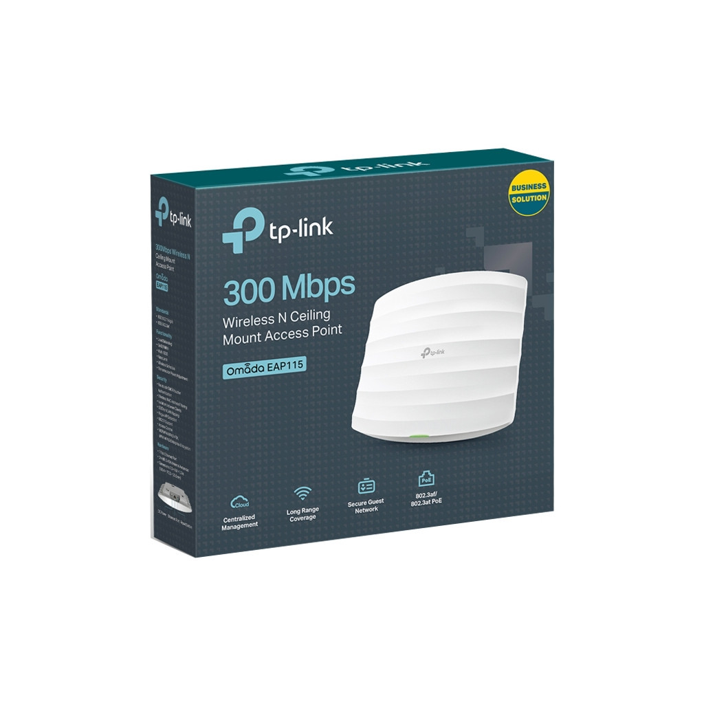 Точка доступу Wi-Fi TP-Link EAP115 - фото 4 Точка доступу Wi-Fi TP-Link EAP115 - фото 4
