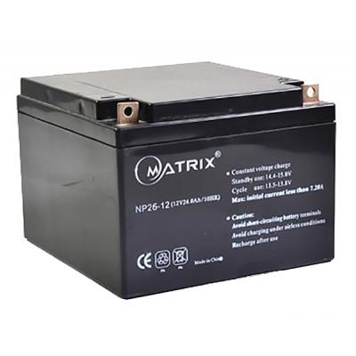 Батарея до ДБЖ Matrix 12V 26AH (NP26-12) - фото 1
