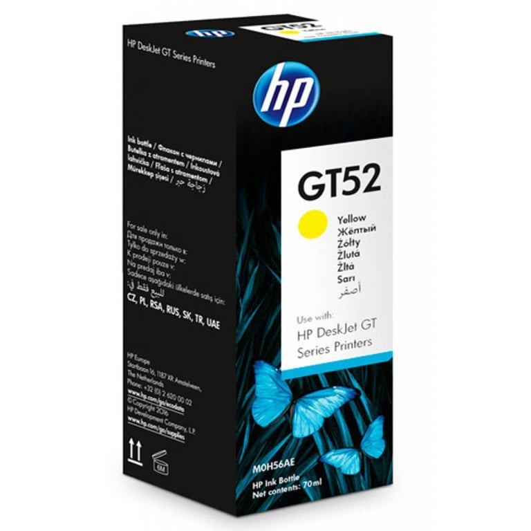 Контейнер з чорнилом HP GT52 Yellow (M0H56AE) - фото 2