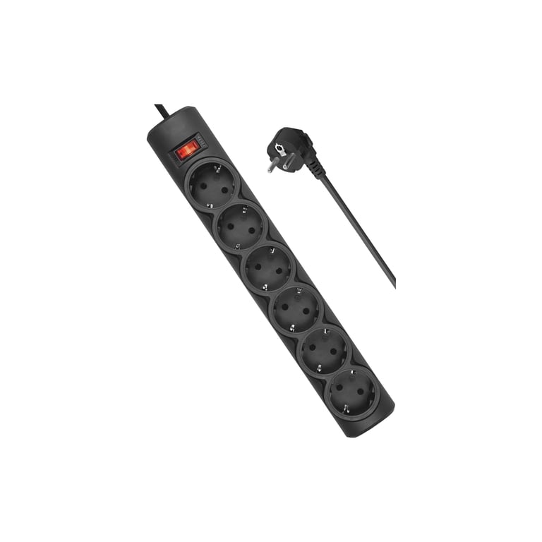 Мережевий фільтр живлення Defender 153, 3 m, 6 роз, black (99495) - фото 3