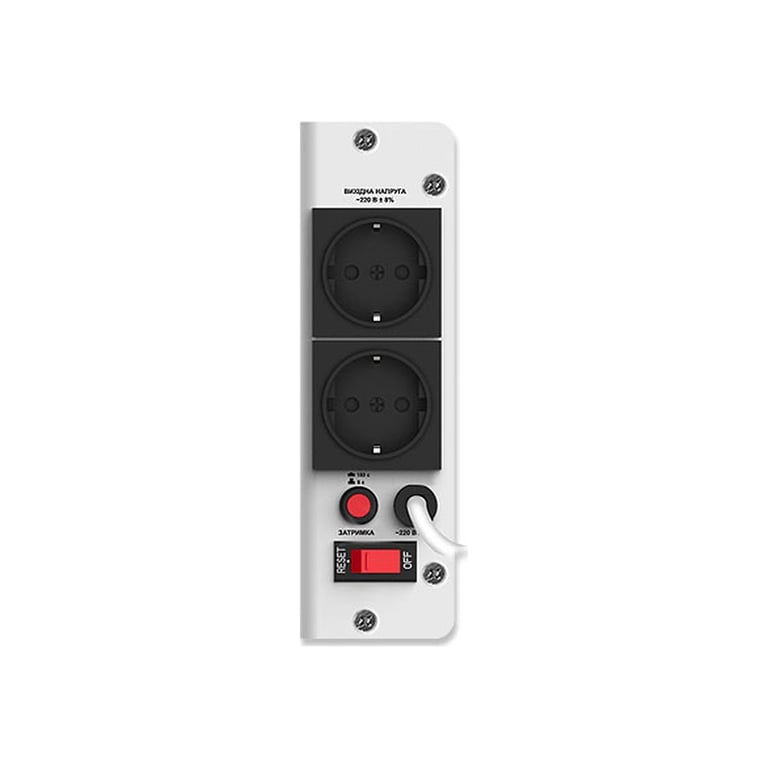 Стабілізатор REAL-EL STAB SLIM-2000, white (EL122400008) - фото 3