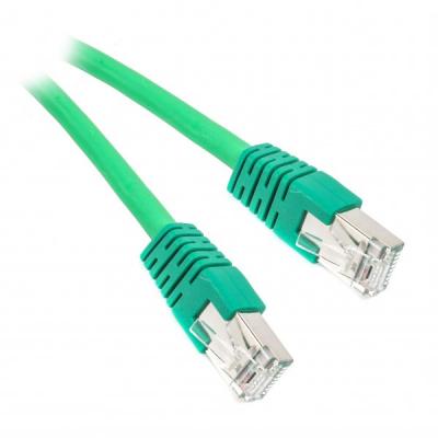 Патч-корд 0.5м S/FTP Cat 6A CU LSZH green Cablexpert (PP6A-LSZHCU-G-0.5M) - фото 1 Патч-корд 0.5м S/FTP Cat 6A CU LSZH green Cablexpert (PP6A-LSZHCU-G-0.5M) - фото 1