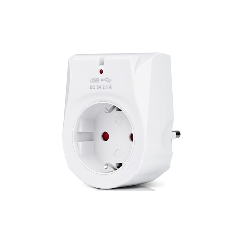 Зарядний пристрій REAL-EL 2*USB 10W (CS-25) - фото 1