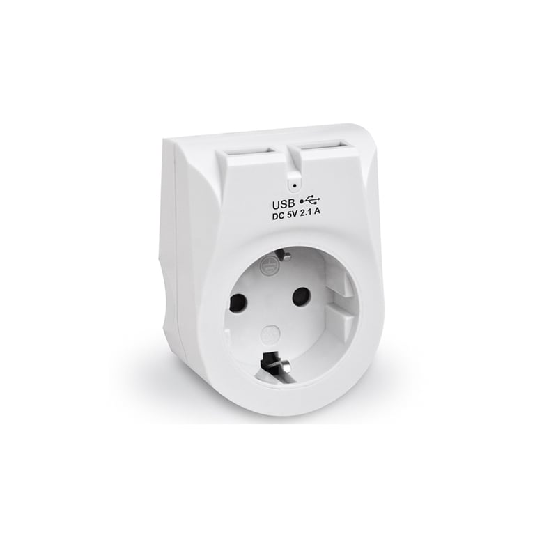Зарядний пристрій REAL-EL 2*USB 10W (CS-25) - фото 3