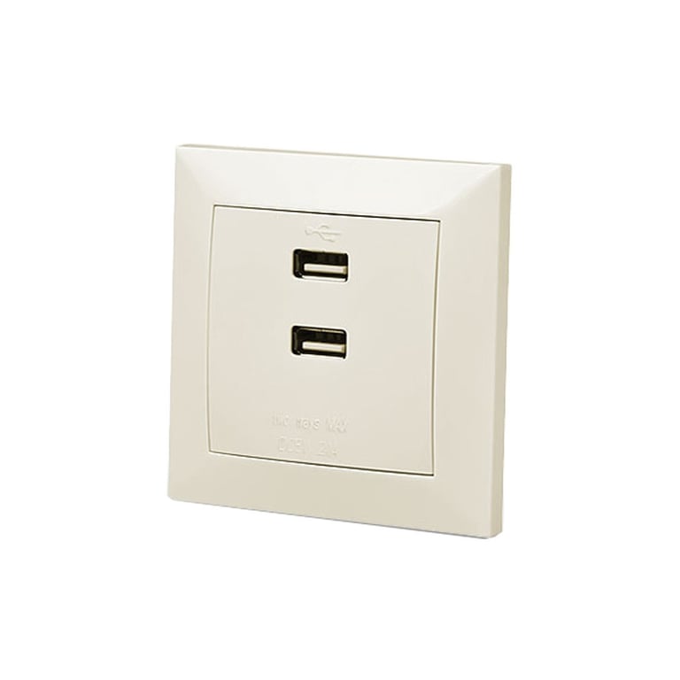 USB розетка REAL-EL Розетка USB (Comfort-60025-C) - фото 1