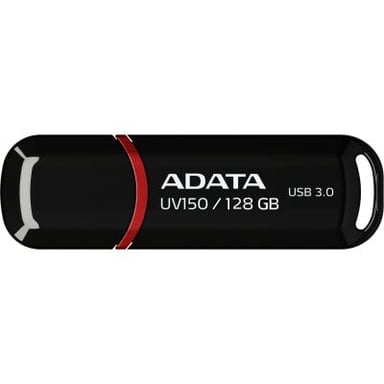 USB флеш накопичувач ADATA 128GB UV150 Black USB 3.0 (AUV150-128G-RBK) - фото 1