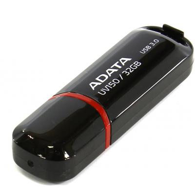 USB флеш накопичувач ADATA 128GB UV150 Black USB 3.0 (AUV150-128G-RBK) - фото 2