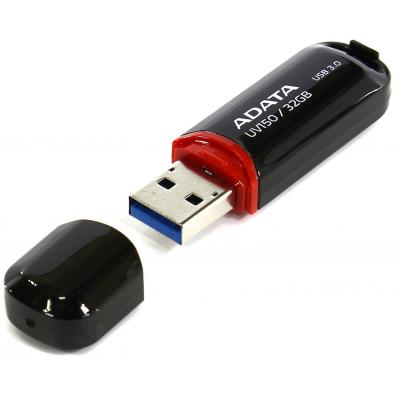 USB флеш накопичувач ADATA 128GB UV150 Black USB 3.0 (AUV150-128G-RBK) - фото 3
